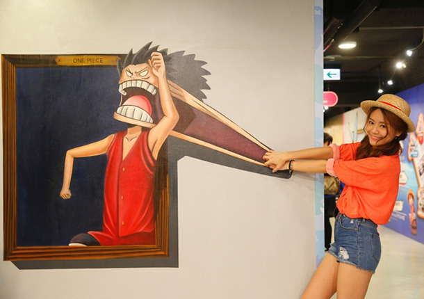 The surprising expo One Piece 3D which you are the hero in Photos