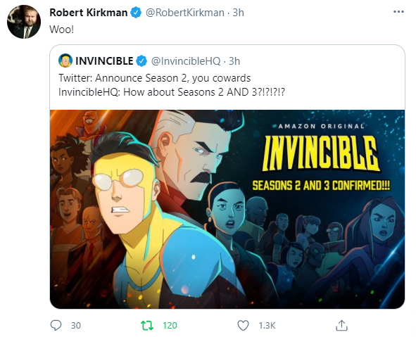 INVINCIBLE on X: Twitter: Announce Season 2, you cowards