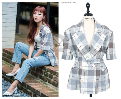 Wheein | NAVER X DISPATCHMOCOBLING: 스퀘어체크 jk - 73,000원