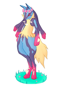 commandereyebrows:  lucario is precious (transparent)