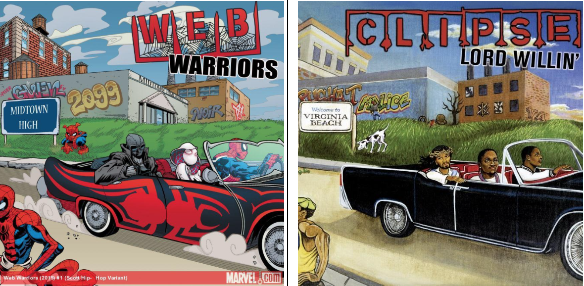 culturapobre:  As sensacionais capas variantes Hip Hop da Marvel (parte 7)