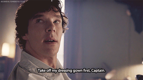aconsultingdetective:   Legit Johnlock Scenes  Every day at 221B can be a sex holiday.