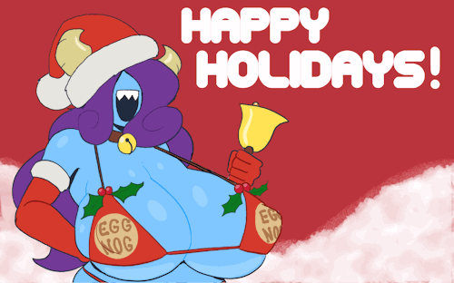 mrpeculiart:  TIS THE SEASON TO BE SQUISHY!The holidays are right around the corner! Sue wishes you a great holiday season!  TWITTER | PATREON | WEBSITE | KO-FI | NEWGROUNDS  