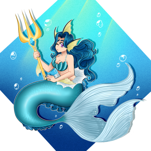  #Mermay Day 1 -  Vaporeon Let’s sea how long I can keep this up lol 