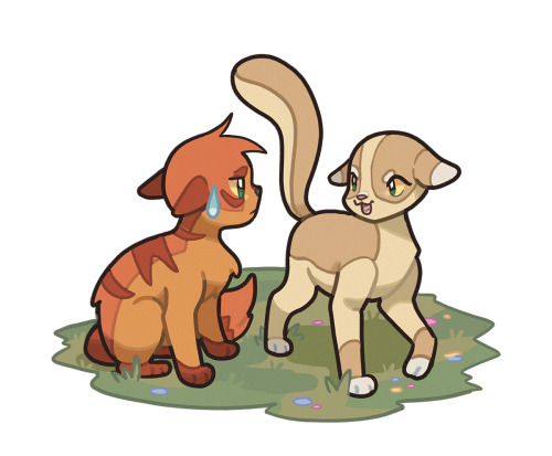 firepaw and sandpaw!