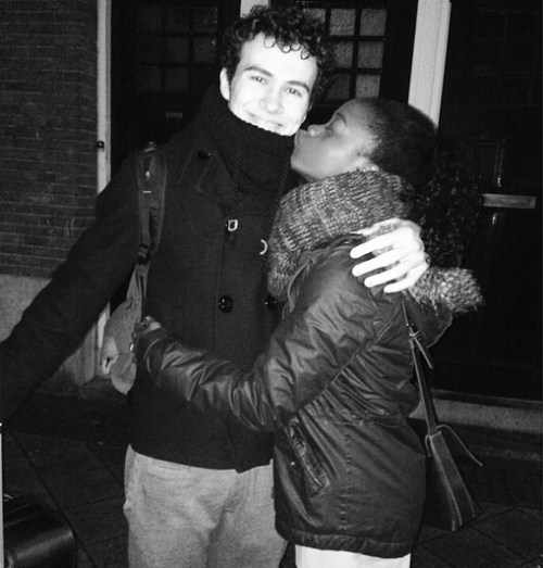 securelyinsecure:  Ballerina Michaela DePrince and her boyfriend Skyler Maxey-Wert  