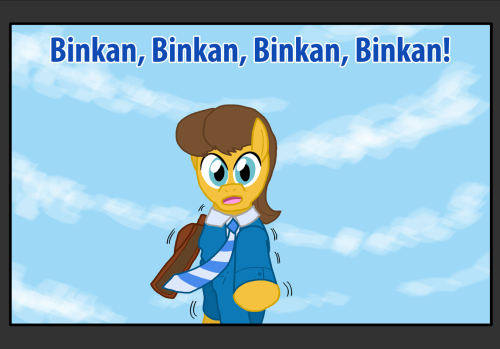 dysfunctionalequestria:  “AAAAAAAAAAHHHHH!!” - Caramel Parodied from: BINKAN SALARYMAN ————— Facebook Page ASK D.E.  omg >w<