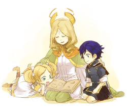 ryoplica:  Doodled some royal family kids /~\  