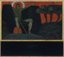 trismegistus7:Franz Von Stuck - Pluto, 1909, oil on panel.“Life belongs to the living, and he who lives must be prepared for changes” ― Johann Wolfgang von Goethe