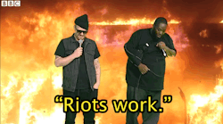 micdotcom:  Run the Jewels drop some major truth a year after Ferguson “Riots work.” At least, that’s according to Run the Jewels. In a video exclusive to the BBC, Killer Mike discussed how the events that unfolded on the streets of Ferguson last