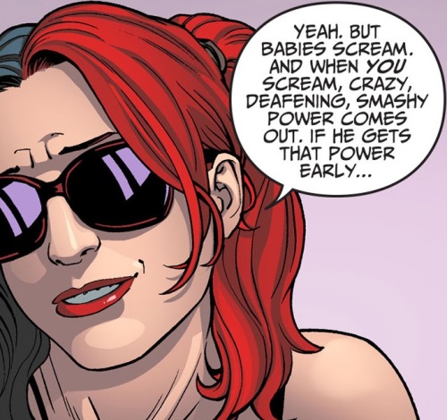 moshinyourheartx: capricious-muse: Okay but Harley is so fucking considerate, tho? She knows Canary 