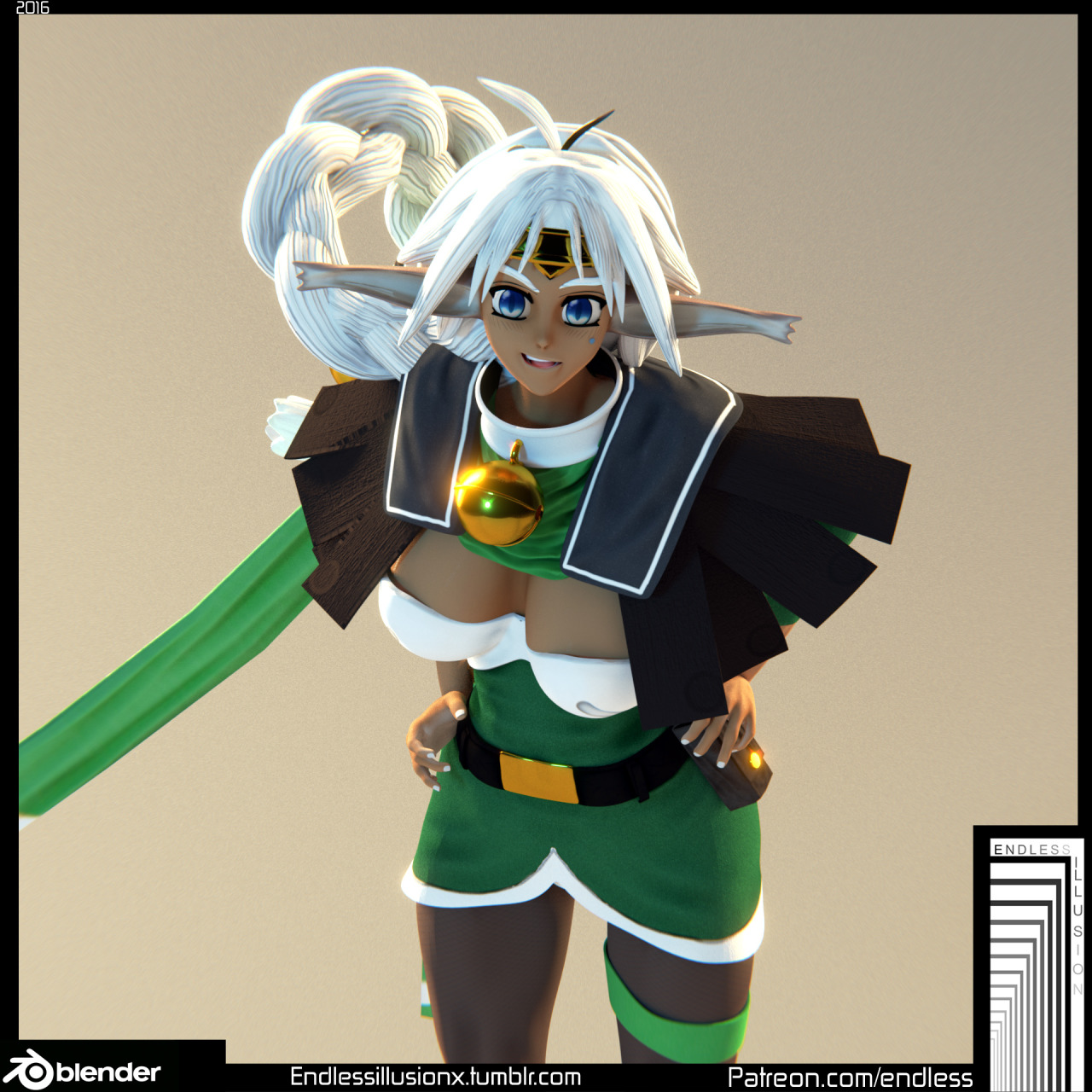 endlessillusionx:  Commission model   Aisha Clanclan    Download link (Tier 3 )