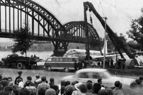 The Aeroflot  Tu-124 Neva river ditching was a water landing that occurred in the Soviet Union in 19