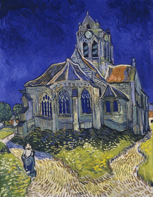 zooey-grass:Saw a familiar church on my way to Van Gogh’s grave!