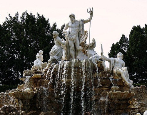 hadrian6: The Fountain of Neptune. Schonbrunn Palace. Vienna Austria.        &nb