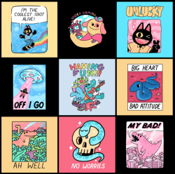 timecowboy: you can get these designs and many more on tees, hoodies, badges, stickers and a bunch of other things right here: https://timecowboy.threadless.com!  [twitter] [instagram] [mastodon] [threadless] [gumroad] [patreon] 