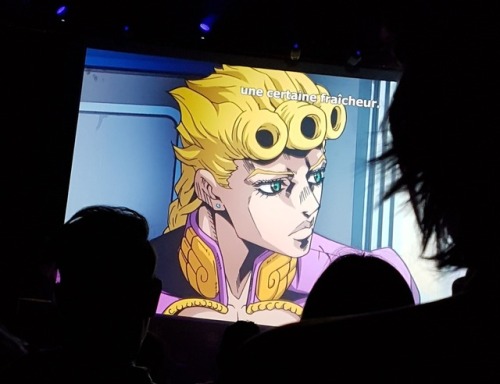 sounds-neet: Leaked images from the first private showing of the first episode of JoJo Part 5: Golde