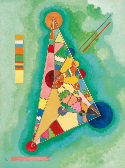 catmota: Bunt im Dreieck  (1927) Wassily Kandinsky more works by this artist