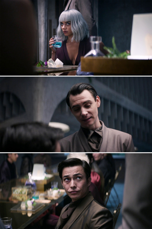 babyjujubee: Harry Lloyd, Sen Mitsuji and Hannah John-Kamen. Brave New World (2020) Episode 6Posting