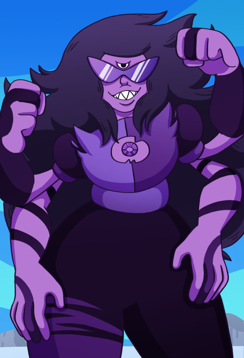 saracapello:  Matching Sugilite postcard prints ♡♡♡ 