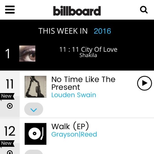 billymoran: We did it! Louden Swain is at #11 on the Billboard Heatseekers Album Chart! #Amazing #Th