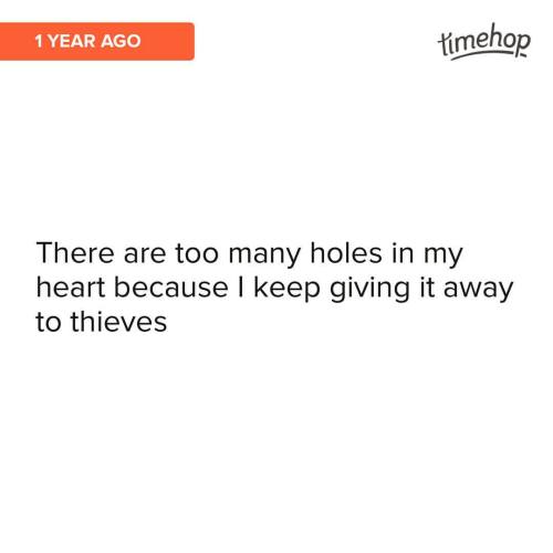 I&rsquo;ve always been a fan of my writing. #thieves #heartbroken #oneyearago #writing