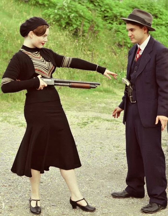 Holliday Grainger &amp; Emile Hirsch - Bonnie &amp; Clyde, 2013.