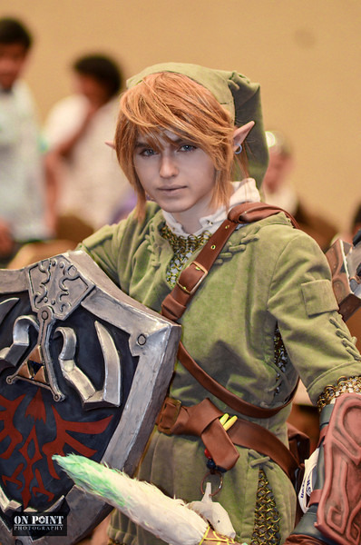 A shot of my Twilight Princess Link cosplay at Delta H Con 2013, where I was invited as a cosplay gu