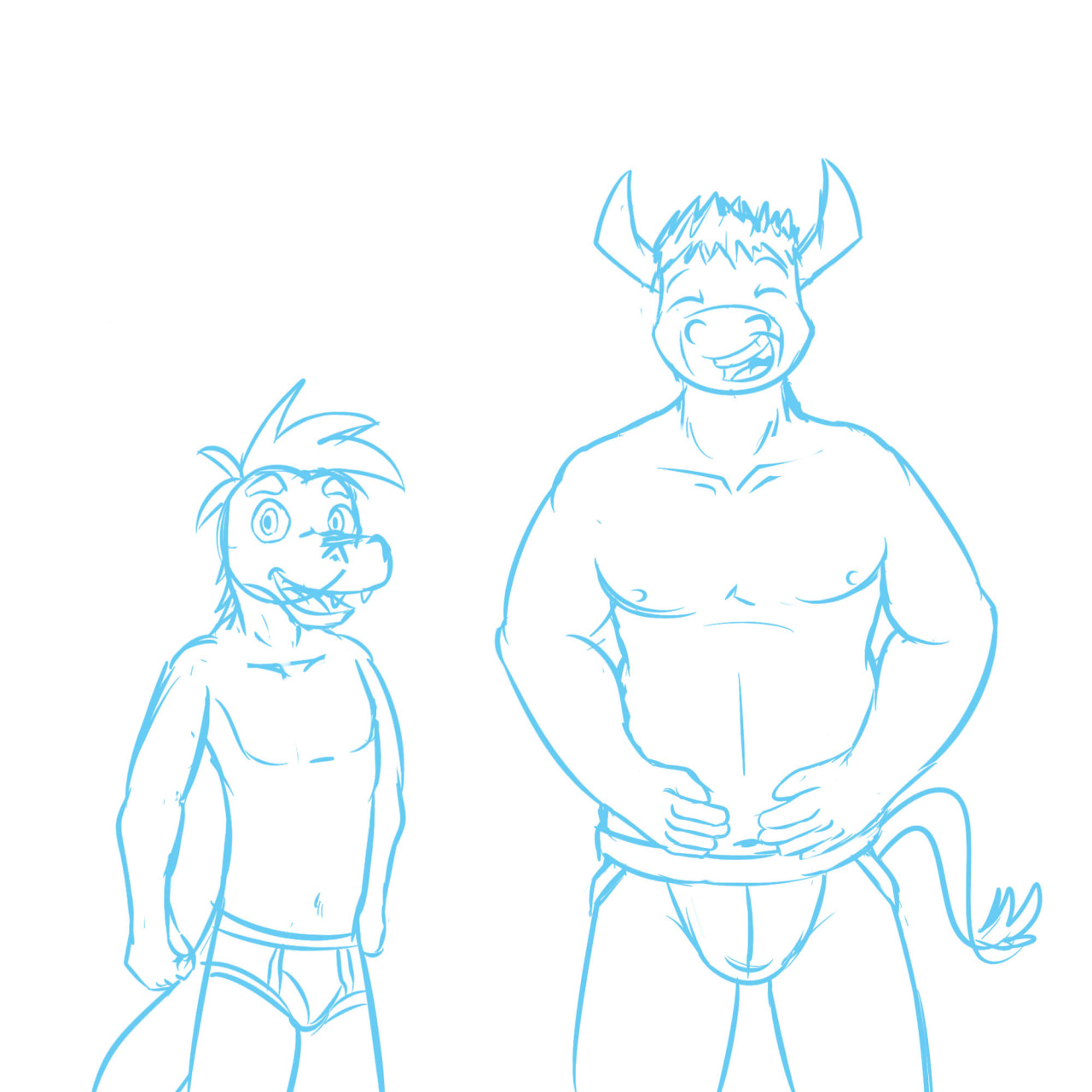 Some more brainstorming tonight about some of the oc morenatsu characters.  Coyote,