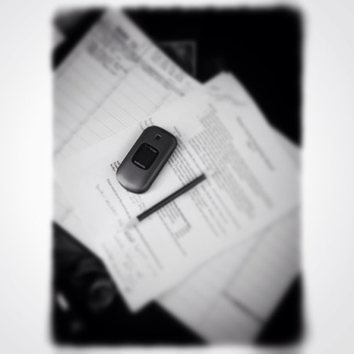 Done with classes less than 16 hours &amp; I just picked up the work phone/schedule book. #job #