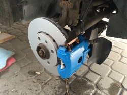 New brakes in the seat 