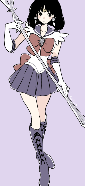 misshotaru: ♡ Sailor Saturn Artist;  gojio_ twitter