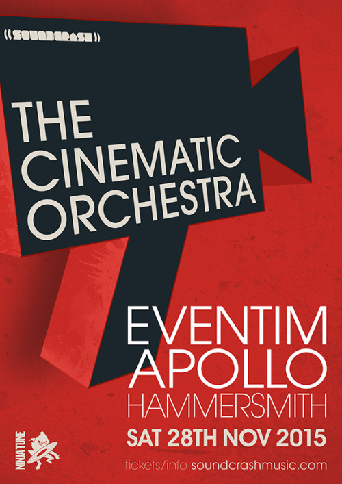 Just announced! The Cinematic Orchestra return to the London stage on Saturday 28 November at Eventi