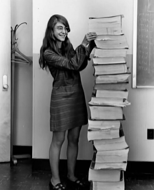 ninepulse:Margaret Hamilton is a computer scientist and mathematician. She was the lead so