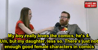 frankie-boyle:  Comedian, Frankie Boyle, on women’s representation in Comics at