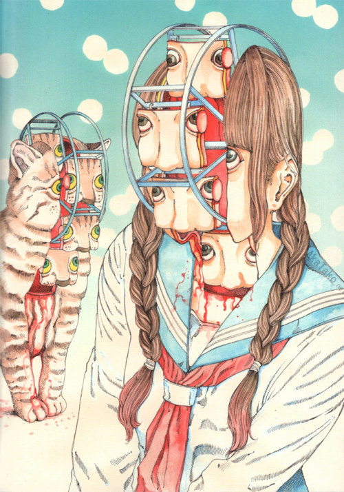  “Ferris Wheel” by Shintaro Kago is printed in his ARTBOOK 2nd edition. Hardcover, 152 p