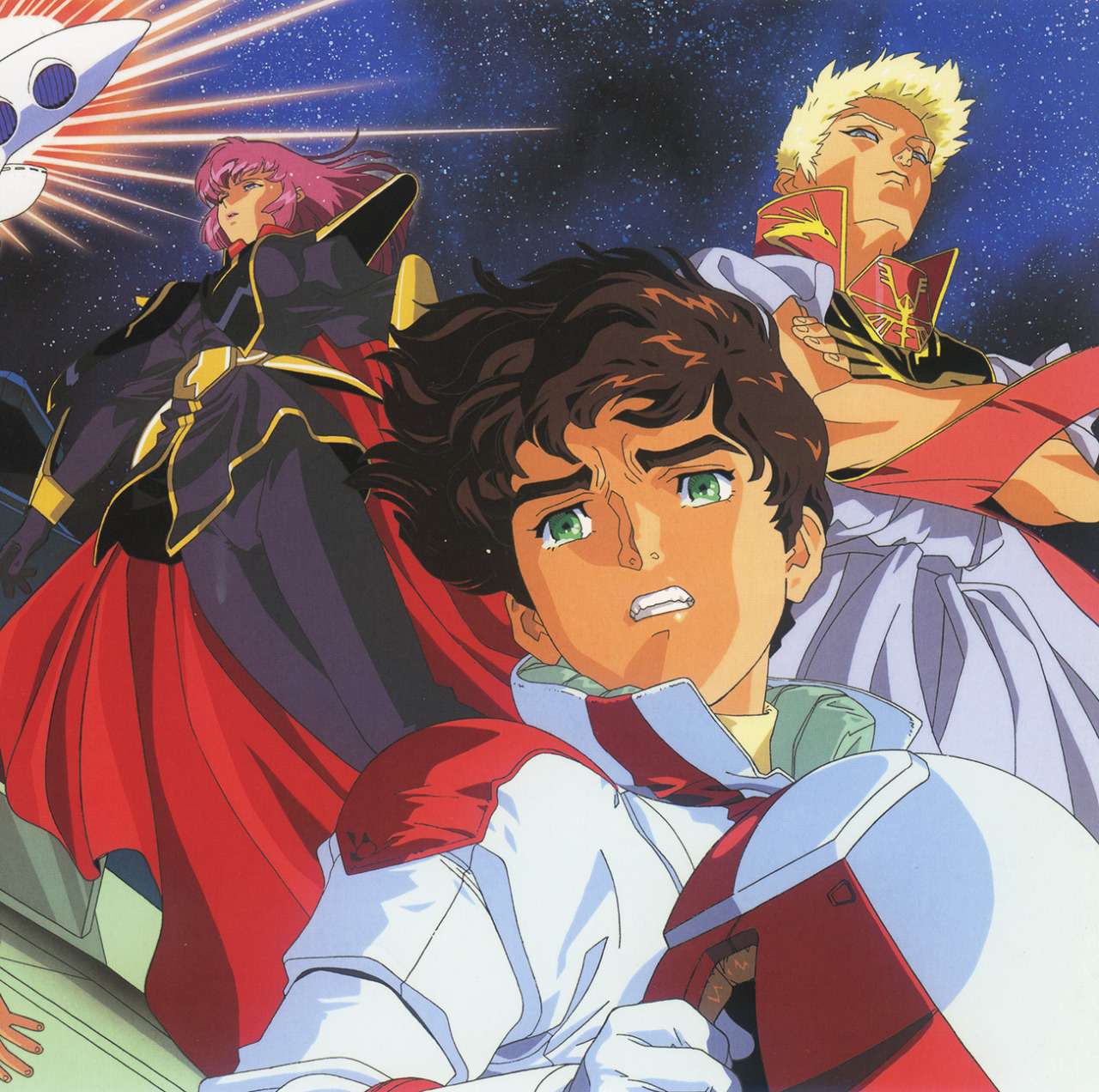 80sanime:  Mobile Suit Gundam ZZ 90s LD Covers by Hiroyuki Kitazume (Part II)