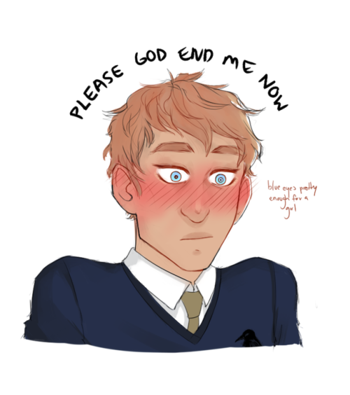 Our one and only blushing Raven boy, Adam Parrish. He was fine boned and a little fragile looking, w