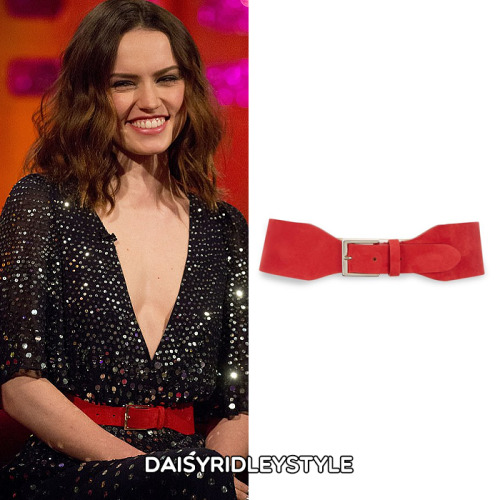 December 15th, 2017 | “Graham Norton Show”Temperley London Red Summer Show Belt - $175 - Sold Out