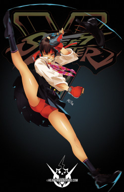 heavymetalhanzo:Street Fighter V’s Sakura.