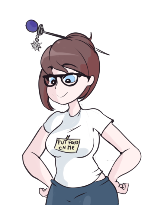 bhloopysfw:  Roadhog and Mei, based off this and this 