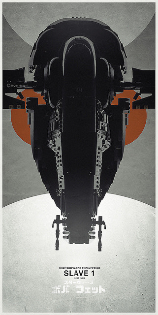 Slave 1 Lego UCS Poster by Avanaut on Flickr.More lego here.