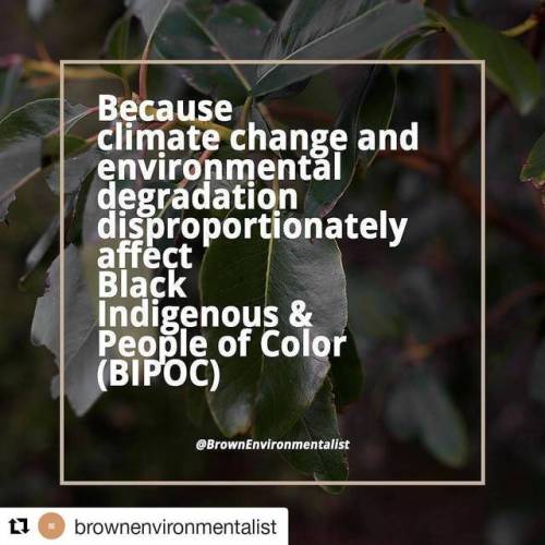 #Repost @brownenvironmentalist (@get_repost)・・・Good morning y’all! ☀️.Firstly: This post was origina