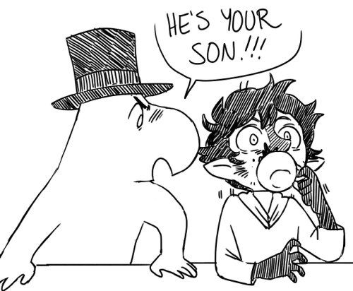 Tbh I Just Wanted To Draw Moominpapa Calling Out The Joxter