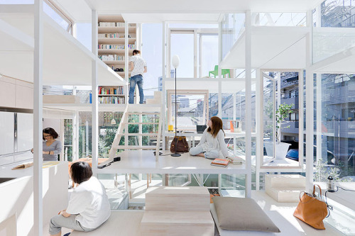 Sou Fujimoto - House NA. Tokyo, Japan. 2010. Photo: Iwan Baan Designed for a young couple 