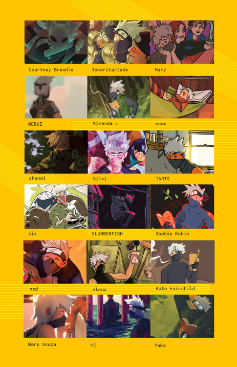 feastevil:TEAMWORK! a kakashi fanzine is NOW AVAILABLE FOR PREORDER!organized by myself and Rho, ove