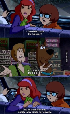 servicehumor:  Shaggy broke the fourth wall