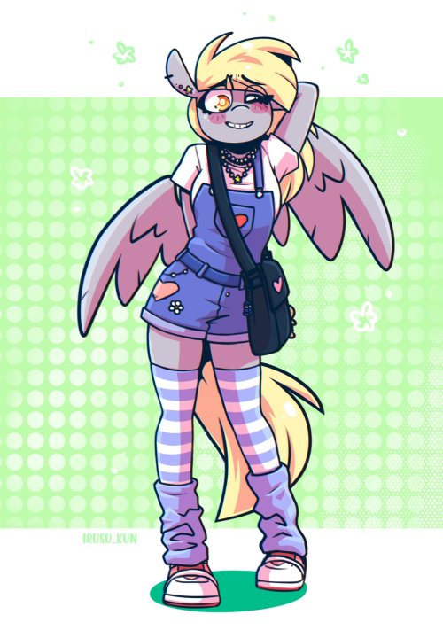 mediumsizetex:You’re having a day out with Derpy! by IRUSU_kun