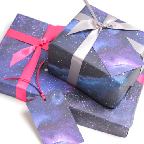 Galaxy Print Wrapping Paper, $6.90+