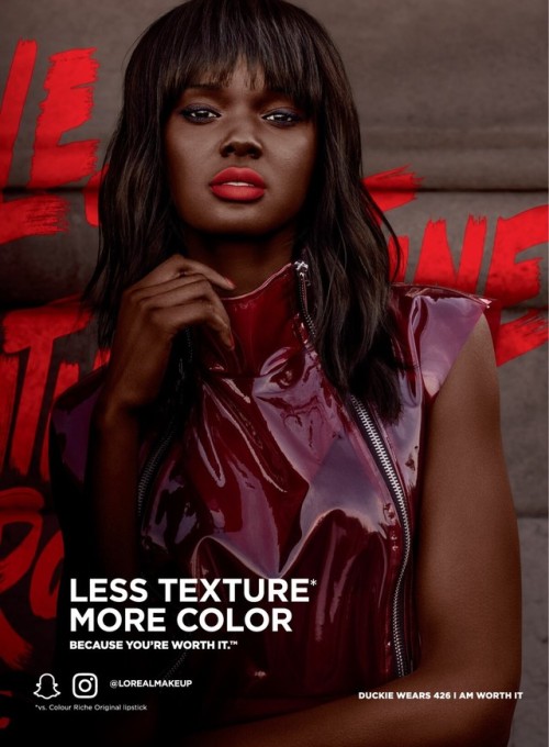 victoriasmodels:Duckie Thot for L’Oréal Paris